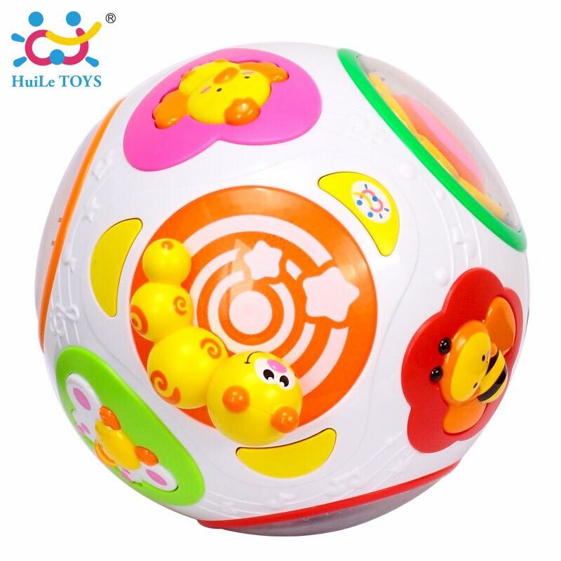 ลูกบอลชวนคลานเสริมพัฒนาการ Huile Toys Happy Ball Crawl and Learn