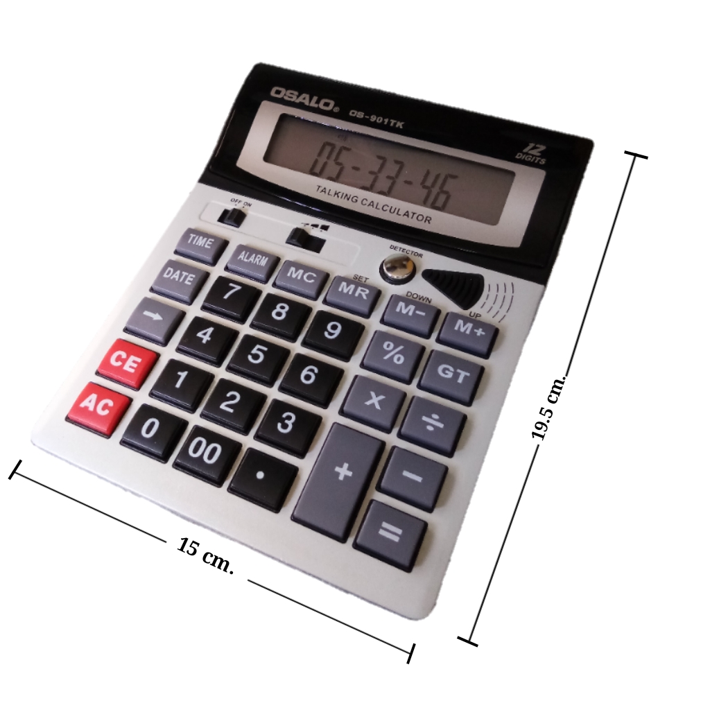 เครื่องคิดเลขพูดได้ภาษาไทยOSALO รุ่นOS-901TK