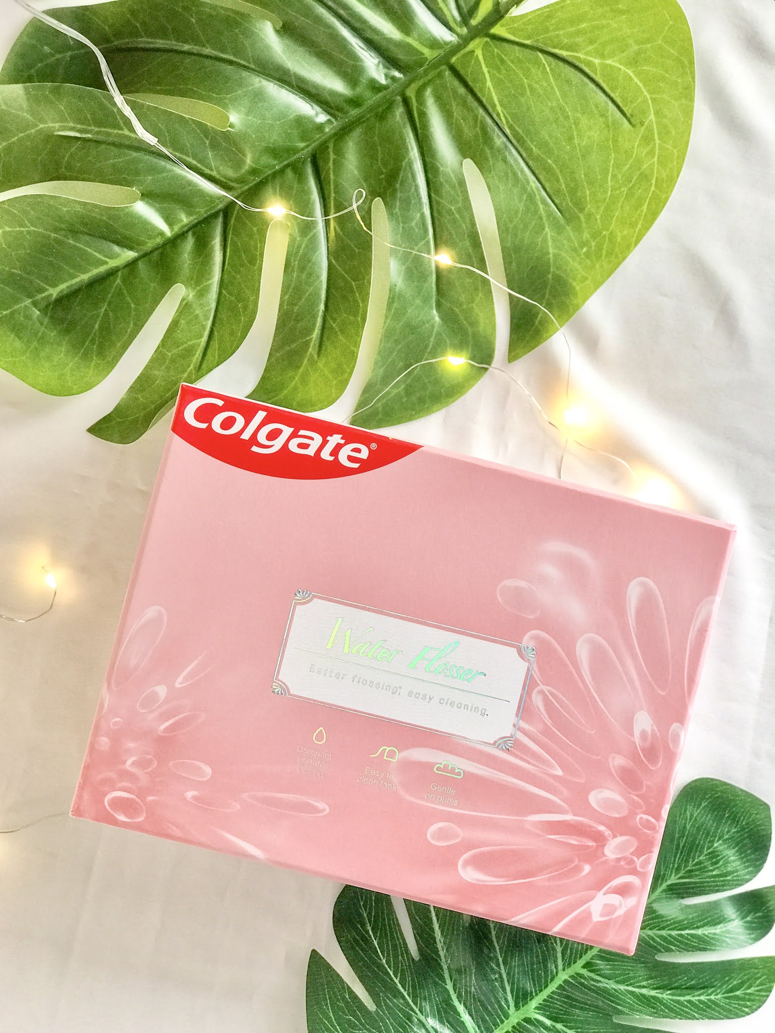 Colgate Water Flosser คอลเกต ไหมขัดฟันพลังน้ำ พกพาสะดวก เครื่องพ่นน้ำทำความสะอาดซอกฟัน ใช้งานง่ายและให้ความรู้สึกสะอาดล้ำลึก