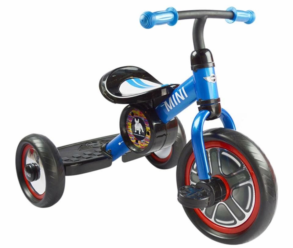 จักรยานสามล้อสำหรับเด็ก Mini Cooper 10" Tricycle Bike for Children