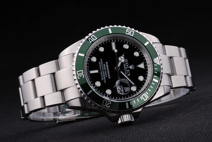 นาฬิกา Rolex Submariner Date เกรด Mirror หน้าปัดสีดำขอบเขียวสวยขั้นเทพ