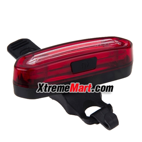 ไฟท้ายจักรยานกันน้ำ USB Rechargeable สลับไฟได้ 2 สี (สีแดง/สีขาว) AQY-096 LED Taillight Bicycle