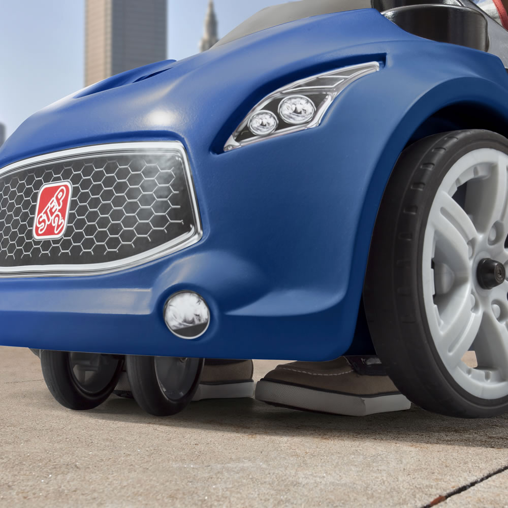 รถขาไถพร้อมหลังคามือจับ Step2 Turbo Coupe Foot-to-Floor (Blue)