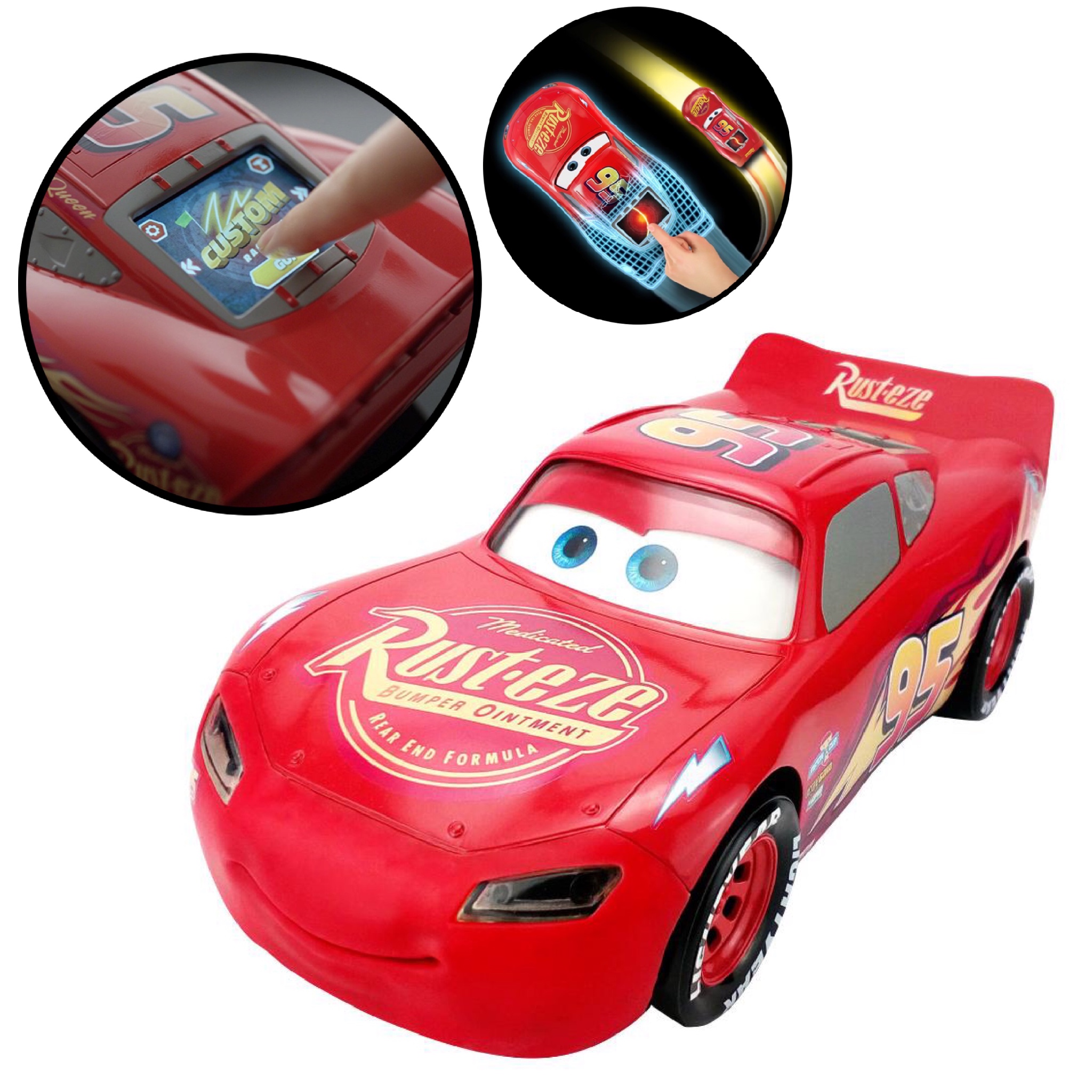 รถบังคับแบบไร้รีโมทสุดเจ๋ง Disney Lightning McQueen Tech Touch Vehicle