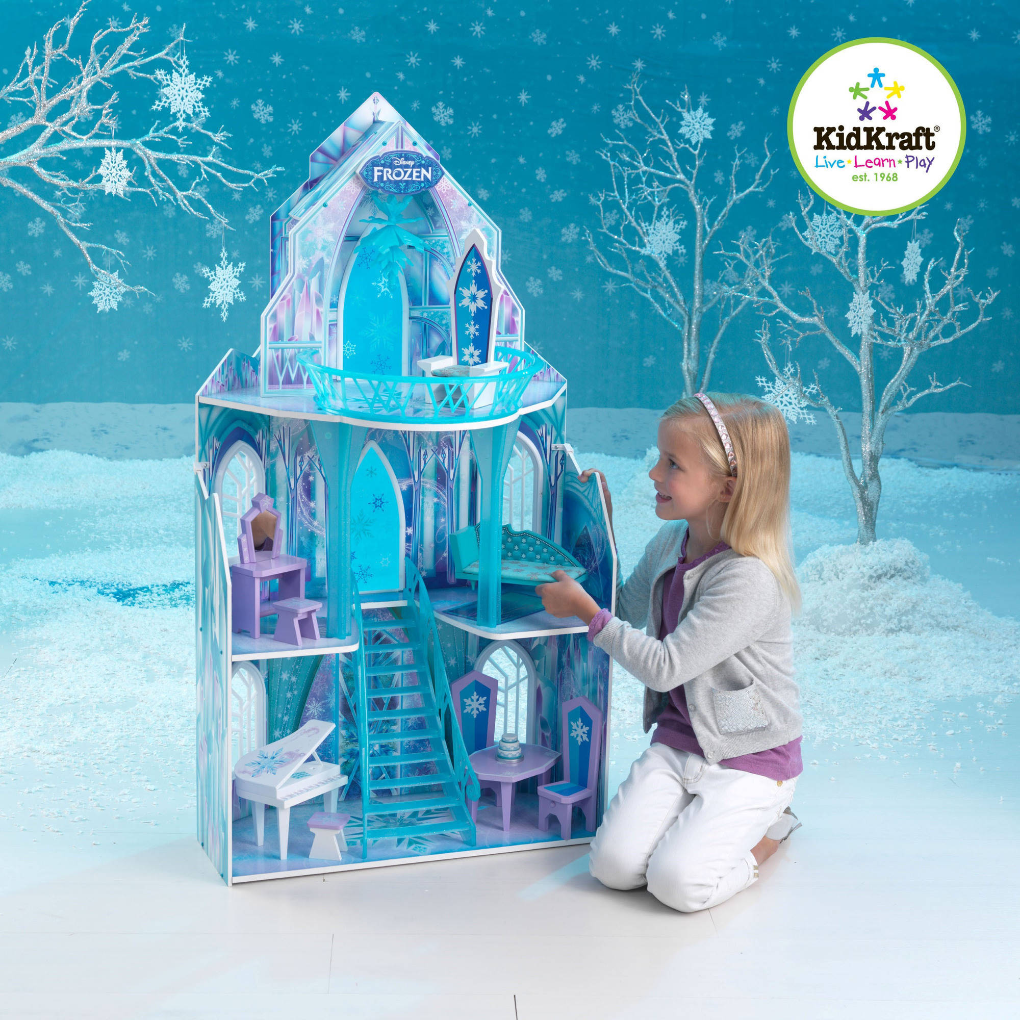 ปราสาทเจ้าหญิงเอลซ่าสุดน่ารัก KidKraft Disney Frozen Ice Castle Dollhouse