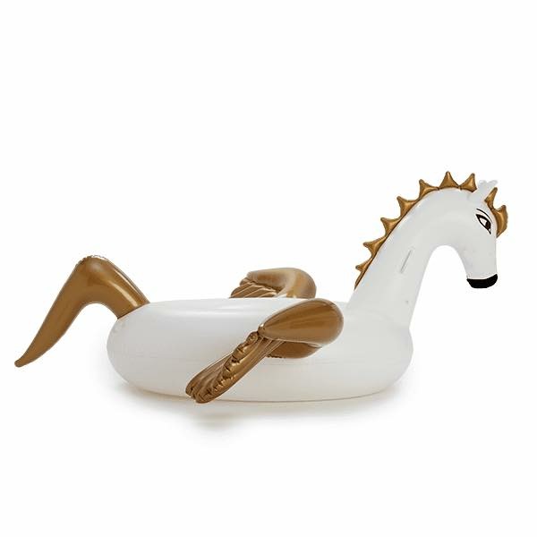 พูลโฟลทเพกาซัส Pool Float Pegasus (White & Gold)