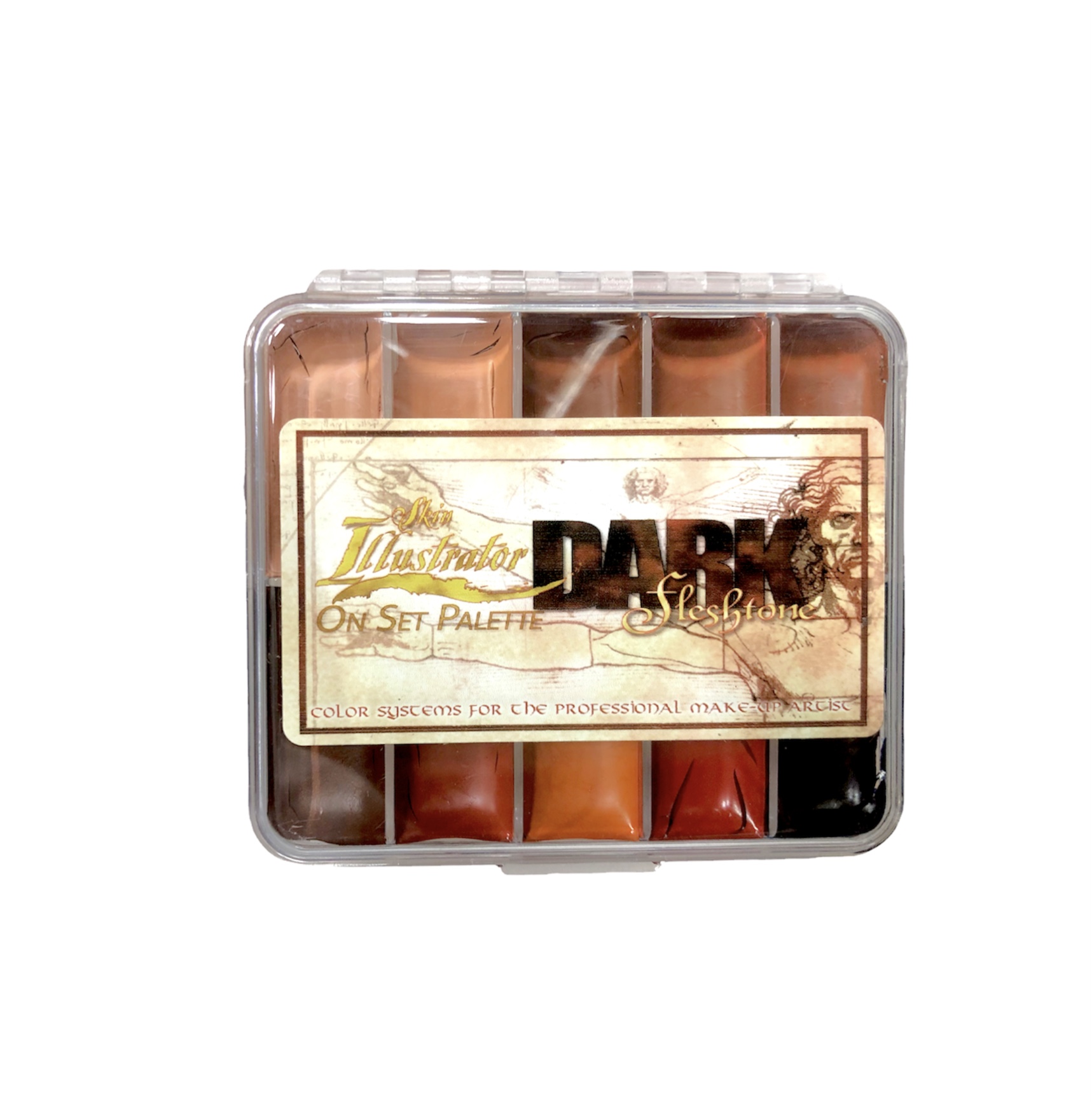 Dark Flesh Tone Palette - On Set