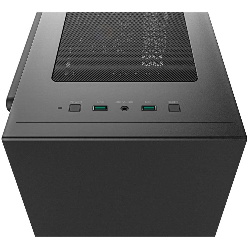 DEEPCOOL MACUBE 110 Black Micro ATX Case with Full-Size Magnetic Tempered Glass #เคสคอมพิวเตอร์
