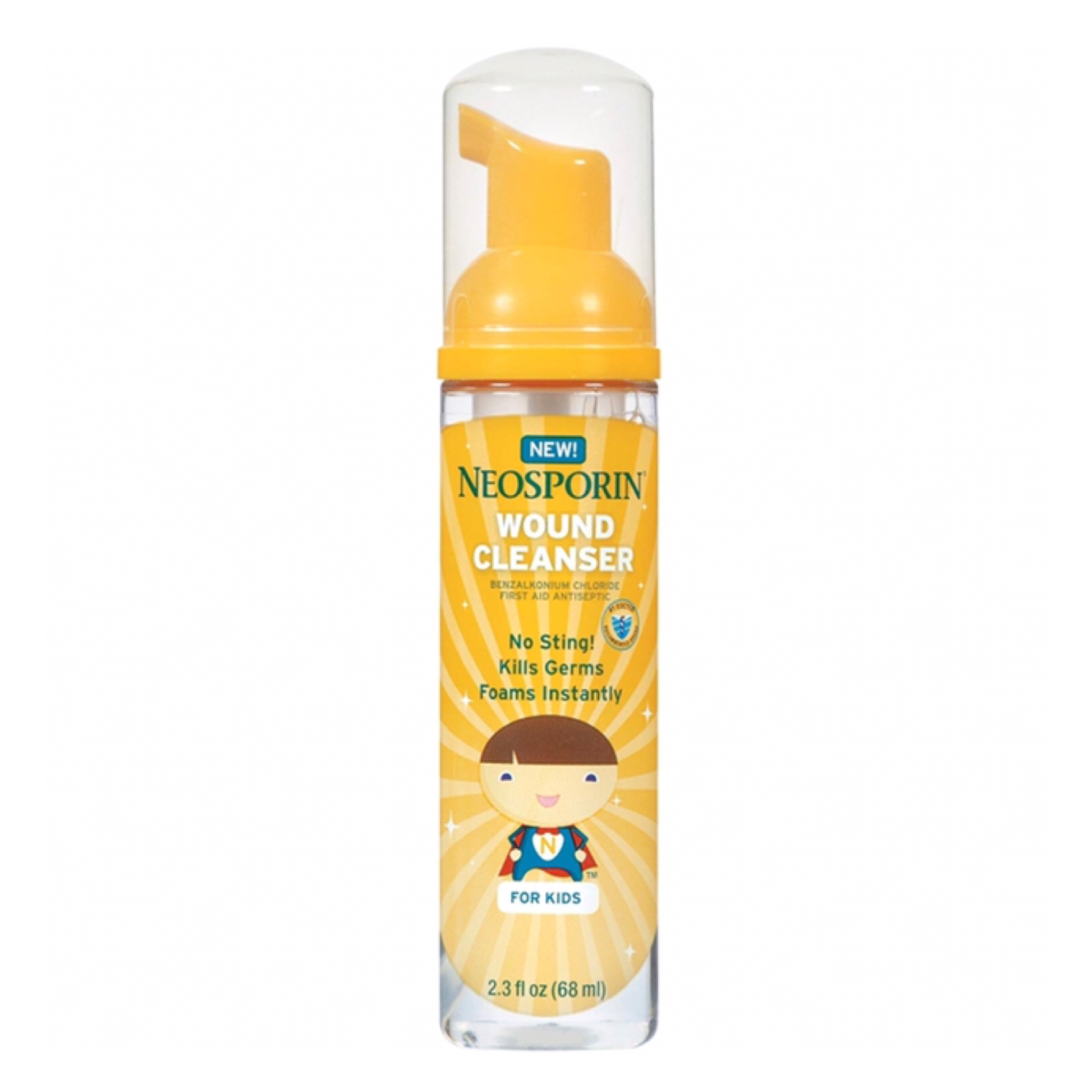 สเปรย์โฟมทำความสะอาดบาดแผล Johnson & Johnson NEOSPORIN First Aid Antiseptic Foaming Liquid