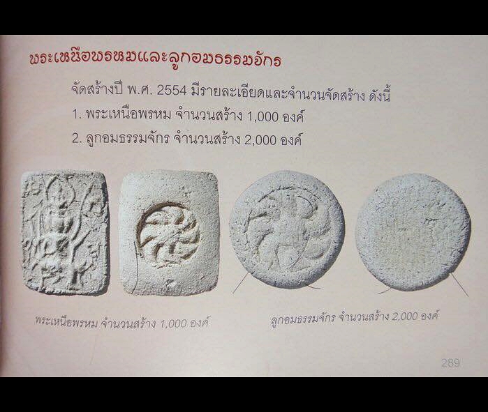 พระเหนือพรหม ผสมเกศา ครูบากฤษดา วัดสันพระเจ้าแดง (วัดป่ายาง จ.ลำพูน) ปี2554