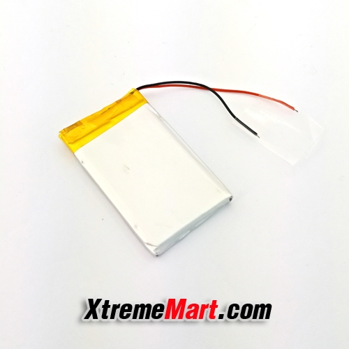 แบตเตอรี่ชาร์จ Lipo รุ่น 053050 3.7V 800 mAh สำหรับไฟฉายคาดหัว Rechargeable battery(ก้อนละ)
