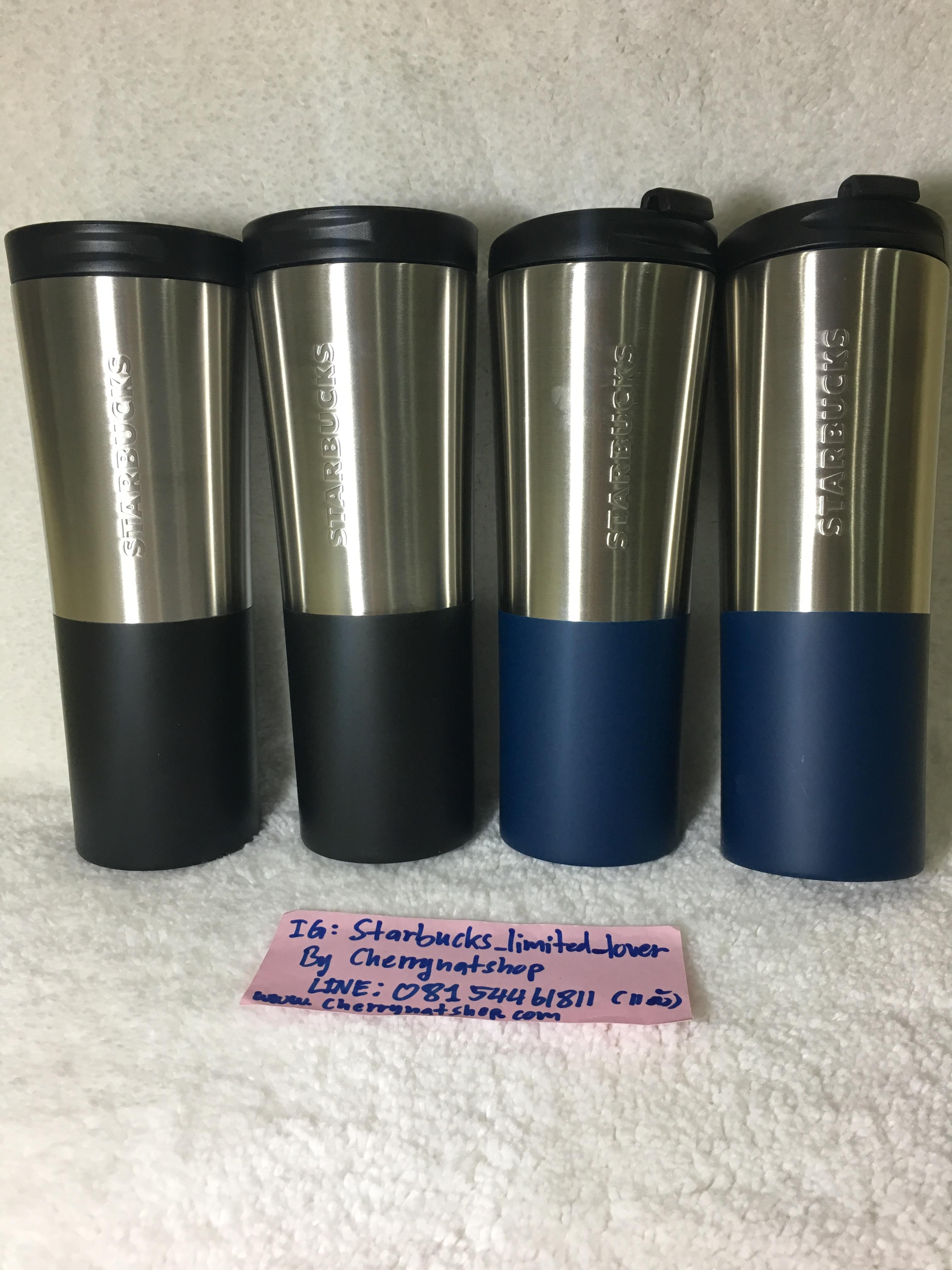 Tumbler Stainless two tone 20oz Stainless and Black Matte #สาวกสตาร์บัคส์tumblerใบใหญ่20ozสแตนเลสมาทางนี้ค่ะ มาแล้วค่ะ#StarbucksUSATumbler20oz. สแตนเลสหนา2ชั้น หนากว่าทุกรุ่นที่เคยขายมาค่ะ