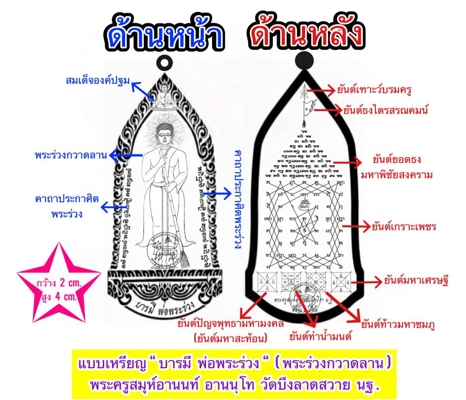 เหรียญบารมีพ่อพระร่วง(พระร่วงกวาดลาน) เนื้อชนวนมหาสะท้อน รมดำ ปี2561 #รับประกันแท้ - (กวาดทุกข์ กวาดโศก กวาดโรค กวาดภัย แคล้วคลาดปลอดภัย วาจาสิทธิ์ ใครคิดไม่ดีสะท้อนกลับหมด)