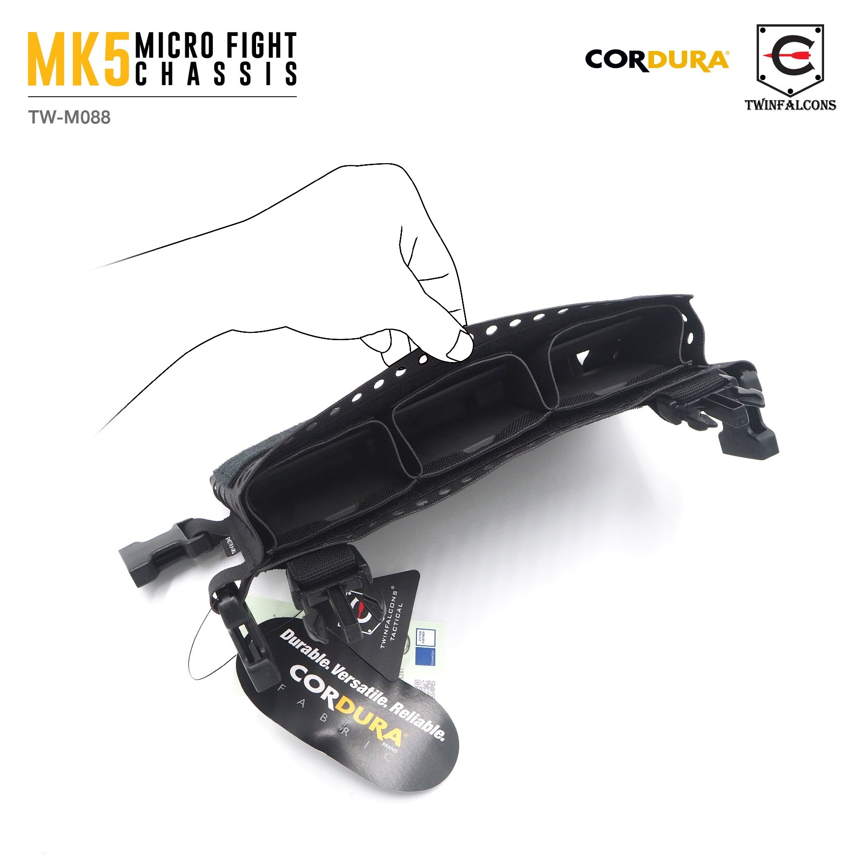 🇹🇭⫸ ซองแม็กกาซีน MK5 Micro Fight Chassis ( Twinfalcons ) [ TW-M088 ]