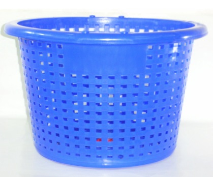 P06635 หลัวปลาจัมโบ้ จุ 55กิโล อย่างหนา 804 สิงค์ (57.5x57.5 x 43 cm)(ราคาส่งต่อ 10 ใบ: 260 ต่อใบ)