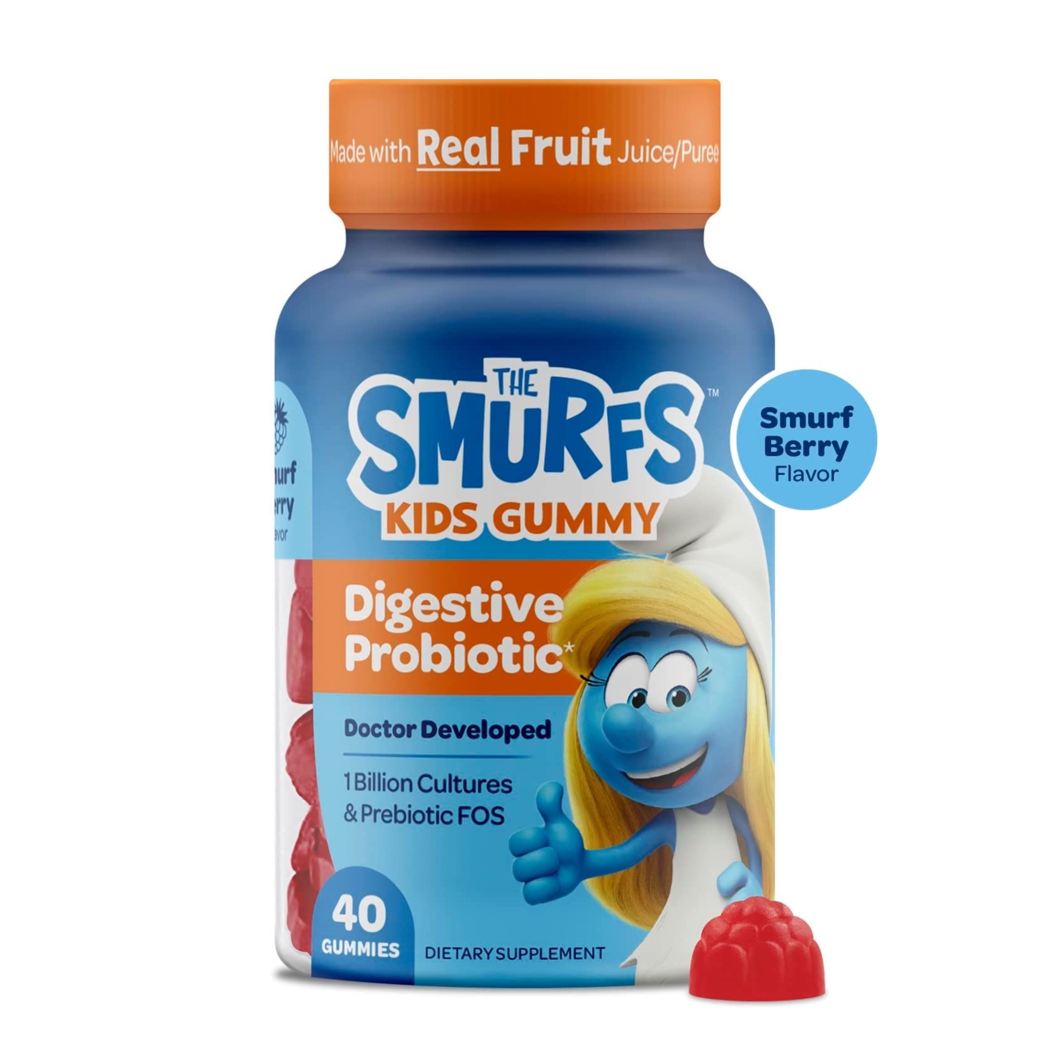 โพรไบโอติกสำหรับเด็ก The SMURFS Kids Gummy - Digestive Probiotic