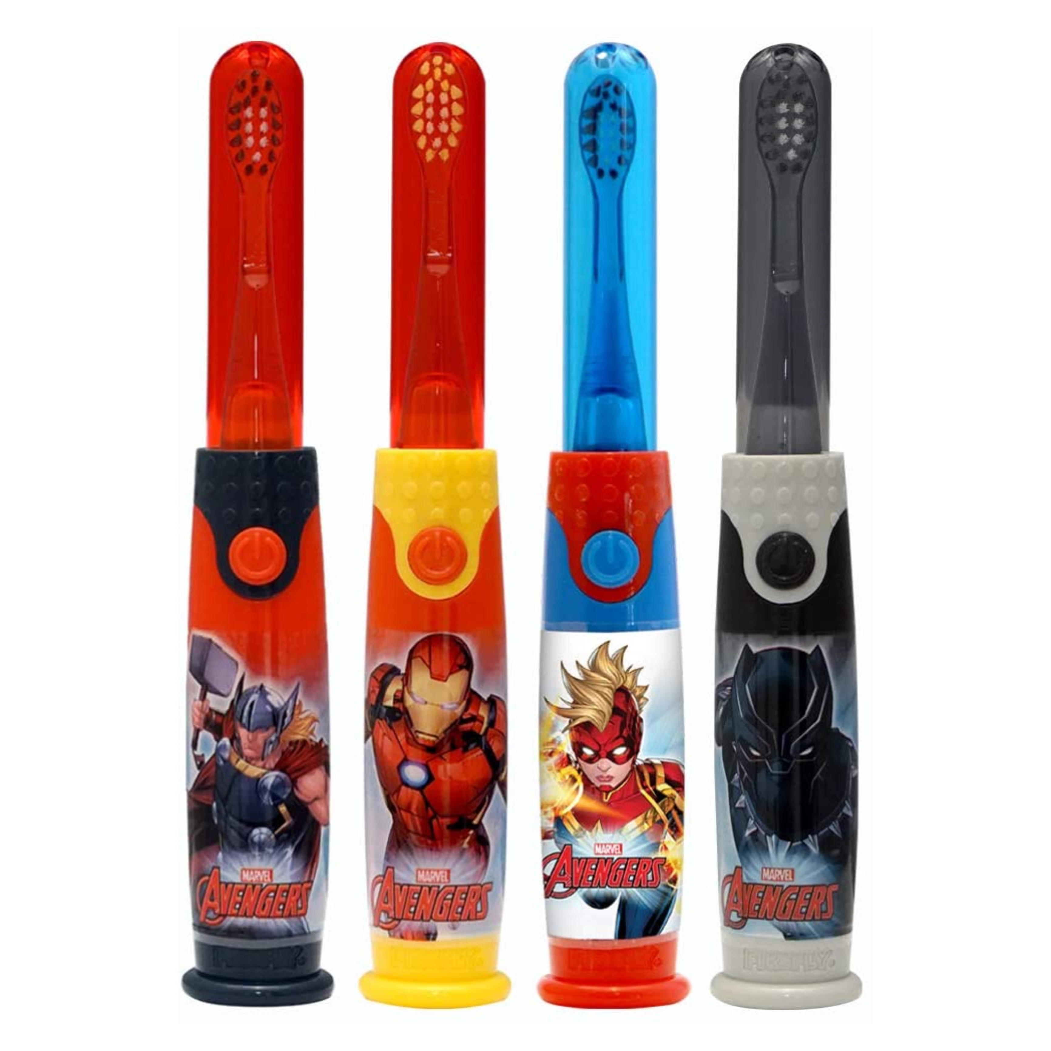 แปรงสีฟันพร้อมแสงไฟและเสียงดนตรี FireFly Avengers Captain Marvel Light & Sound Effect Toothbrush