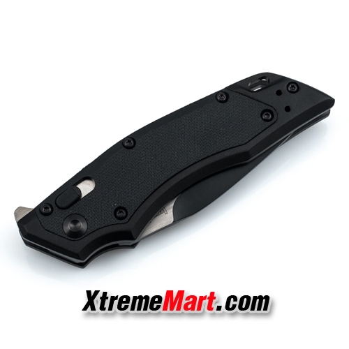 มีดพับ Kershaw 1905 Hawk Lock Drop Point Blade Black Aluminum Folding Knife