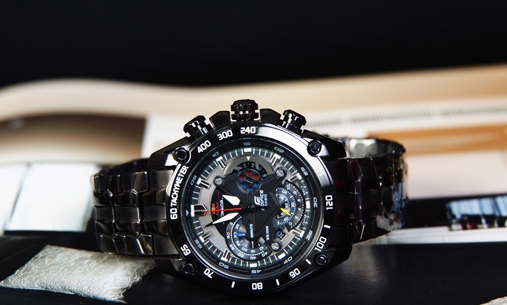 นาฬิกา Casio Edifice Black Limited Edition EF-550RBSP-1A เกรด Mirror สุดๆแห่งเทพ