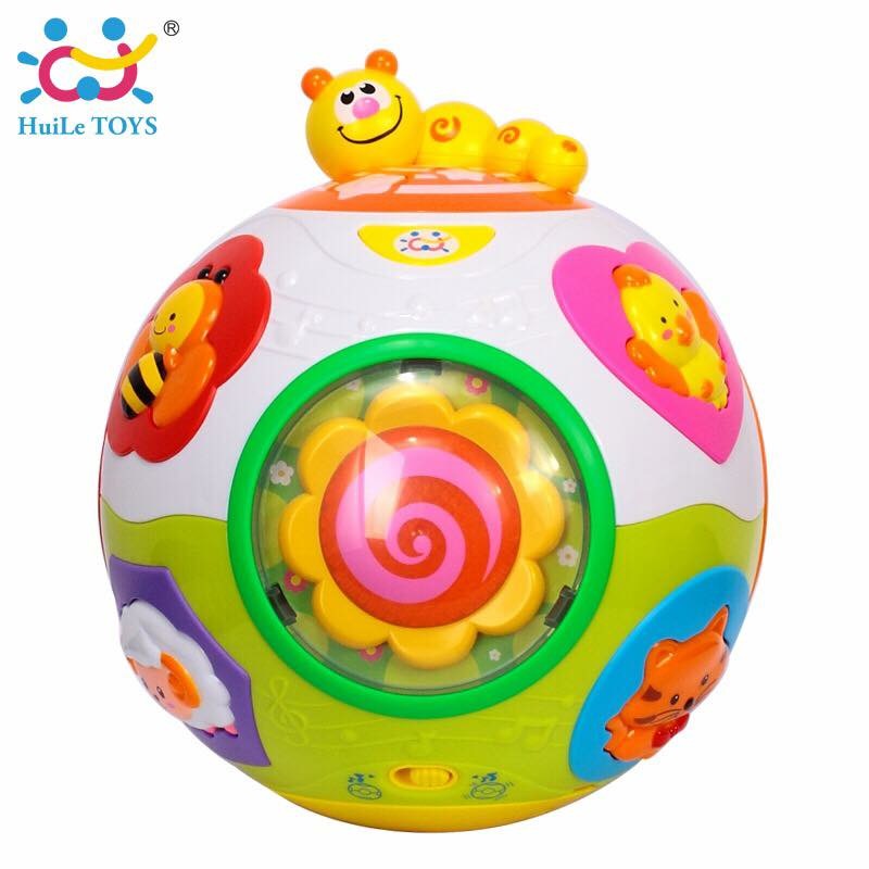 ลูกบอลชวนคลานเสริมพัฒนาการ Huile Toys Happy Ball Crawl and Learn