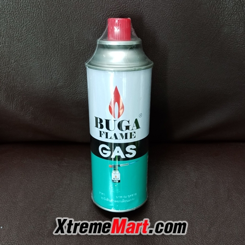 แก๊สบูก้า แก๊สกระป๋อง BUGA FLAME GAS สำหรับช่างทอง งานโลหะ งานแก้ว งานเบิร์นอาหาร