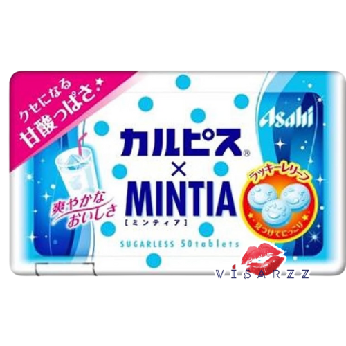 (BBE.06/26) Asahi Mintia Calpis 50 เม็ด ลูกอมมิ้นท์ รสนมเปรี้ยว หวานอมเปรี้ยวสุดฮิตจากญี่ปุ่น ลมหายใจหอมสดชื่น มั่นใจตลอดทั้งวัน พกพาง่าย แคลลอรี่ต่ำ