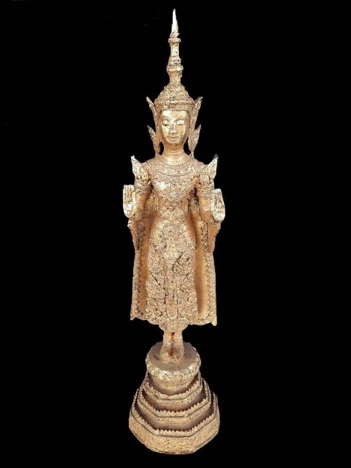 รูปหล่อ พระพุทธรูป ปางห้ามญาติ (สูง18นิ้ว)