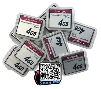 TransCend, Compact Flash Card, 4Gb,CF180,CF180I,Industrial Grade