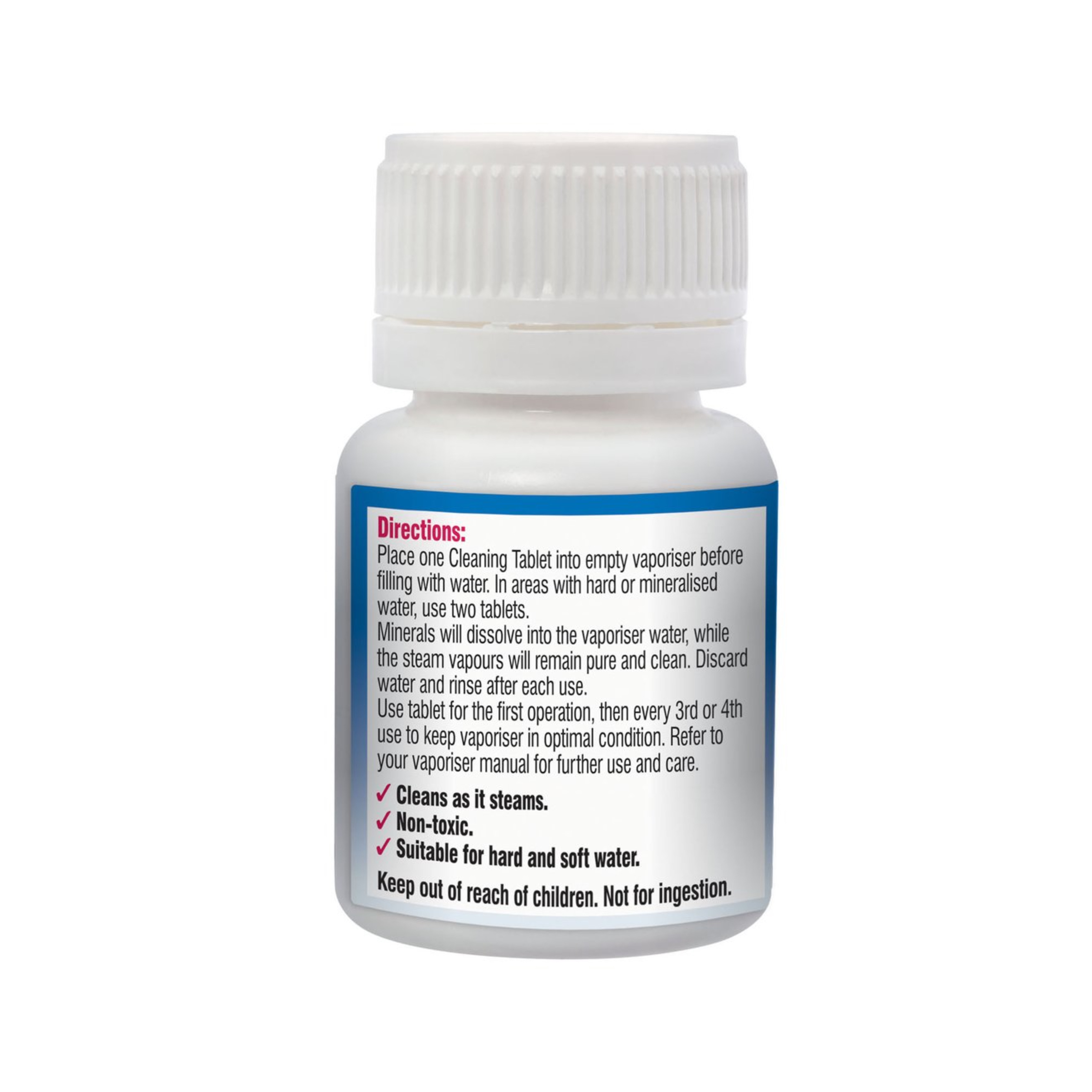 เม็ดทำความสะอาดเครื่องสร้างความชื้นและพ่นไอระเหย Euky Bear Steam Vaporiser Cleaning Tablets