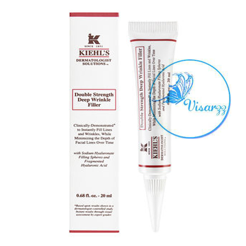 (ลดพิเศษ 35%) Kiehl's Double Strength Deep Wrinkle Filler 20mL ไม่ต้องไปฉีดให้เจ็บตัว ด้วยฟิลเลอร์ลดริ้วรอย ทำให้ร่องลึกดูตื้นขึ้นทันทีที่ใช้