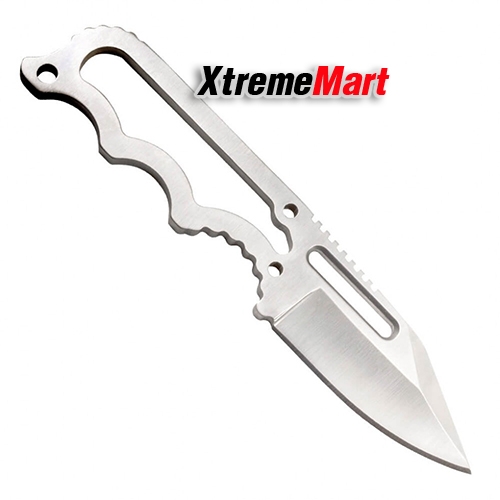 มีดพกซ่อนSOG Instinct Mini Neck Knife 2 Satin Plain Blade, Stainless Steel Handle