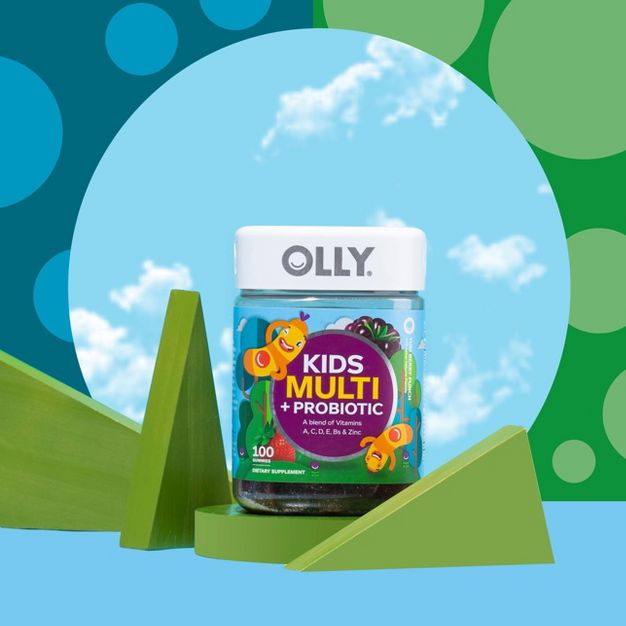 วิตามินรวมพร้อมโพรไบโอติกชนิดกัมมี่สำหรับเด็ก OLLY Kids Multi + Probiotic (100 Gummies)