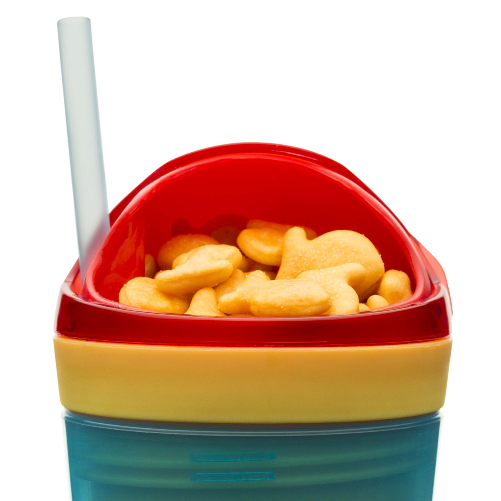 แก้วพร้อมหลอดดื่มสำหรับบรรจุเครื่องดื่มและของว่าง Zak!Snack Tumbler 2-in-1 Snack Cup (Finding Dory)