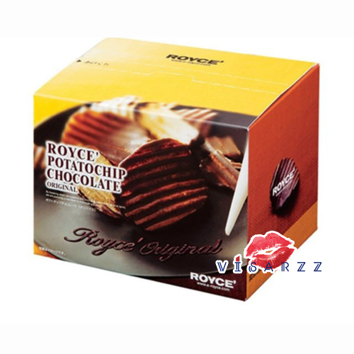 (Exp.13/03/25) Royce Potatochip Chocolate Original 190g รอยซ์ชอกโกแลต ในรูปแบบการผสมผสานรสชาติหวานกลมกล่อมของช็อกโกแลตและรสชาติจากมันฝรั่ง ทำให้เกิดความอร่อยที่ลงตัว