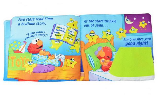 หนังสือผ้าเสริมพัฒนาการ SoftPlay รุ่น Twinkle Twinkle Elmo : A Bedtime Book