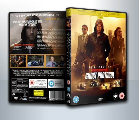 Mission Impossible: Ghost Protocol มิสชั่น อิมพอสซิเบิ้ล 4 ปฎิบัติการไร้เงา ( 1 DVD )