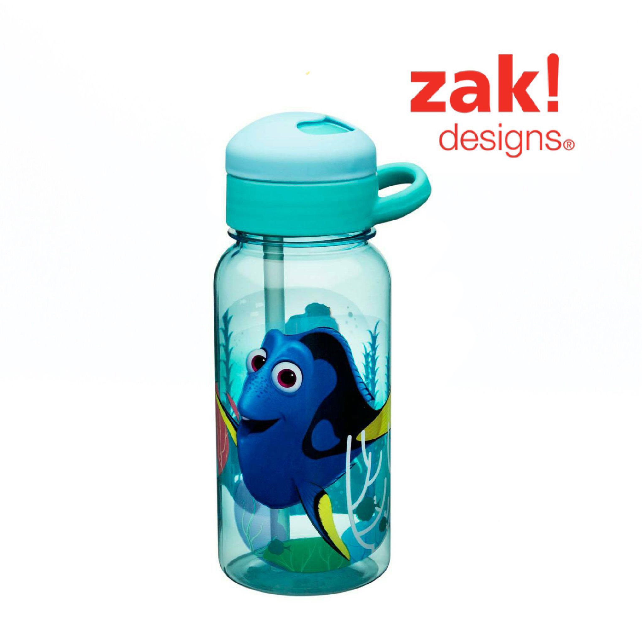 กระติกน้ำแบบหลอดดูดสำหรับเด็ก Zak! Designs 14 Oz. Water Bottle with Straw (Finding Dory)