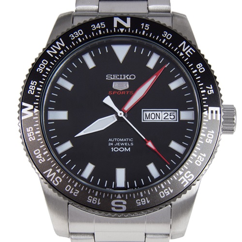 SEIKO SPORTS 5 Automatic นาฬิกาข้อมือผู้ชาย สายสแตเลส รุ่น SRP669K1