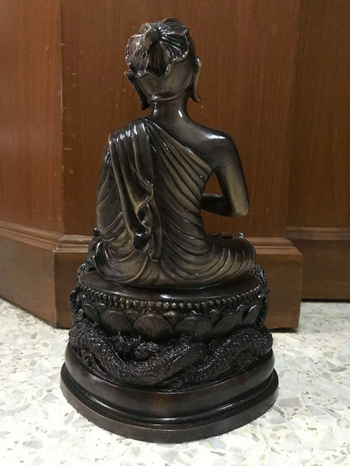 รูปหล่อ พระอุปคุต (หน้าตัก5นิ้ว สุง11นิ้ว ฐาน7นิ้ว ลึก5นิ้ว) เนื้อโลหะทองเหลือง (ขายปลีก ขายส่ง)