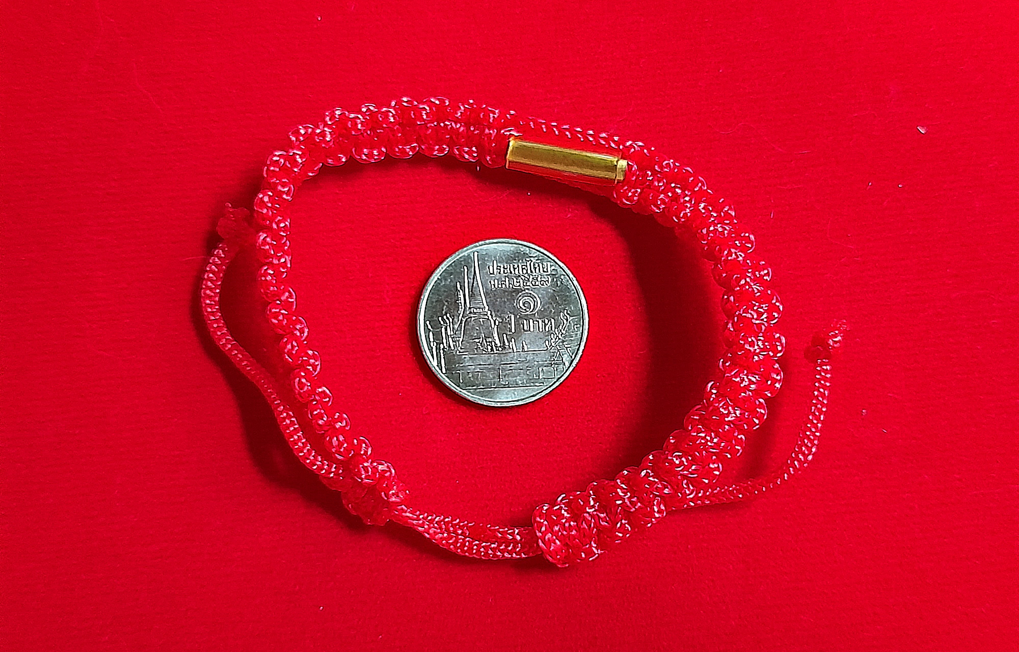 สร้อยข้อมือ ตะกรุดเชือกแดง ปี2564 - เข้าพิธีอฐิาฐานจิต หลวงพ่อบ๊ะ วัดโพธิ์ลังกา