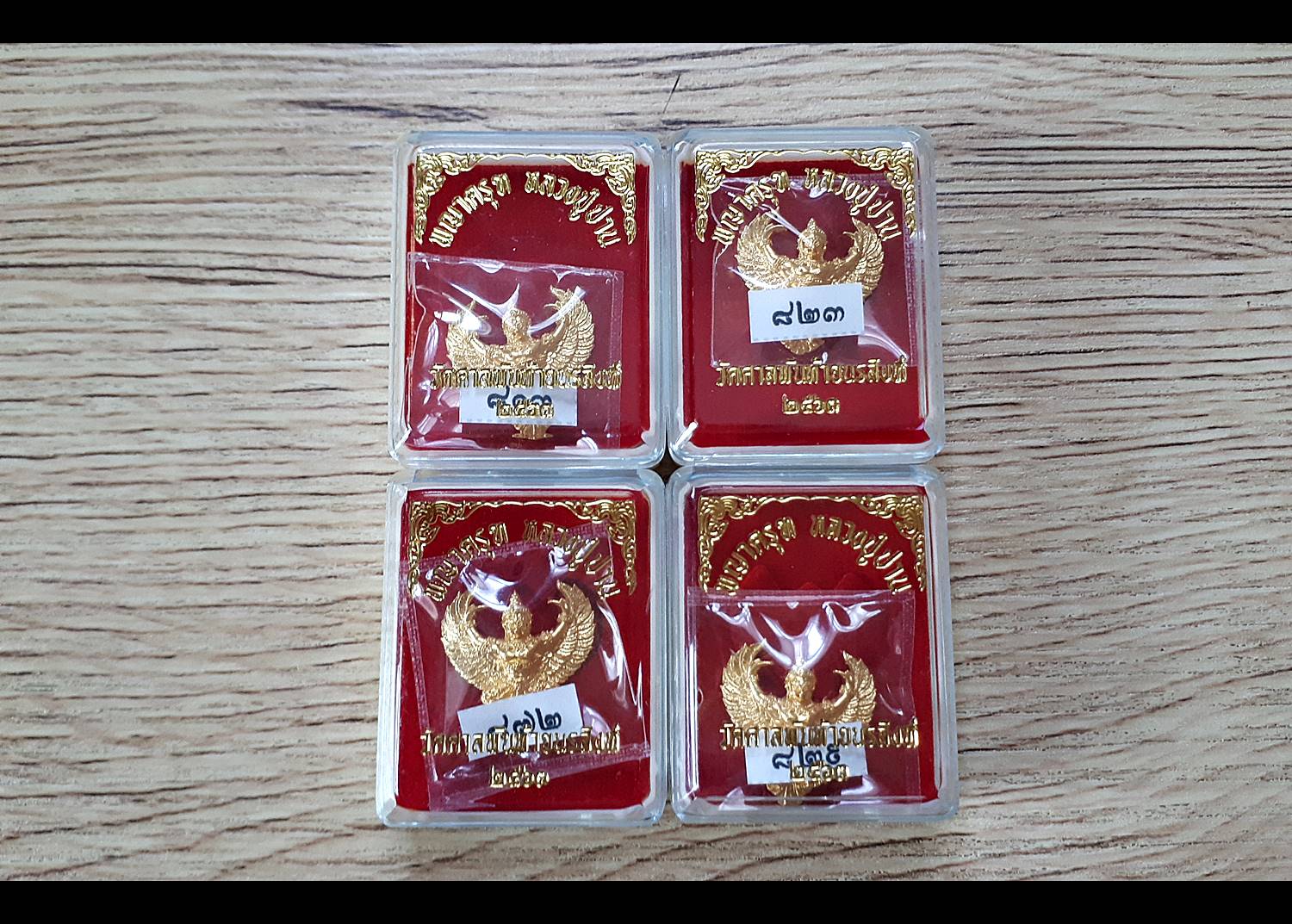 ครุฑ เนื้อชุบทอง ปี2563 - หลวงพ่อเล็ก วัดท่าขนุน