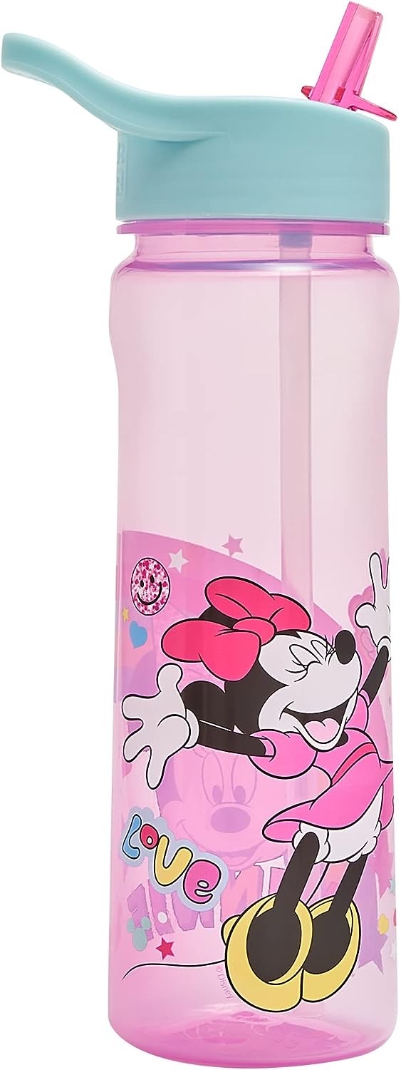 กระติกน้ำแบบหลอดดื่มสำหรับเด็ก DNC Disney Minnie Happy Sport Bottle 600ml