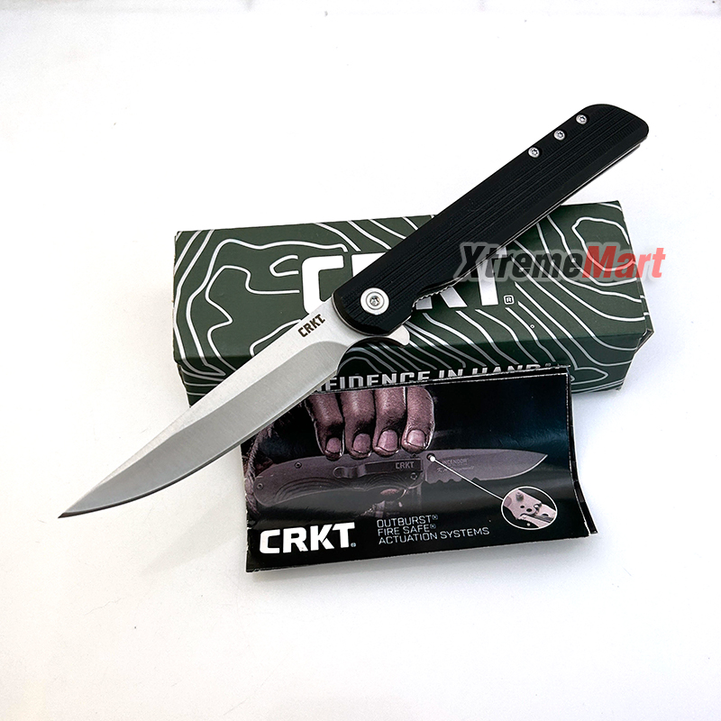 มีดพับ CRKT รุ่น 3810 Plain Blade Folding Pocket Knife ด้ามสีดำ (เล่มละ)