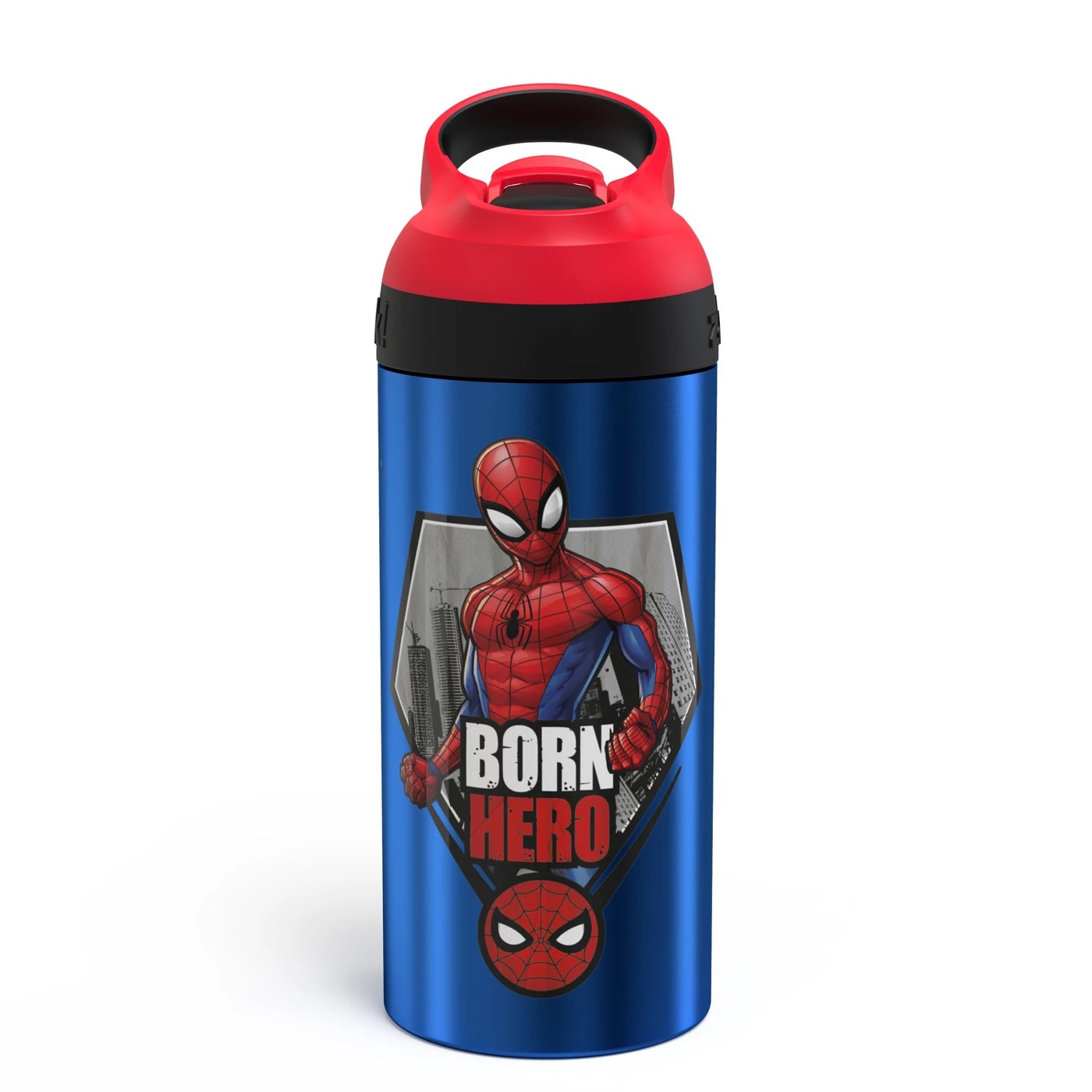กระติกน้ำเสตนเลสสำหรับเด็ก Zak! Spider-Man 19.5 Oz. Stainless Steel Water Bottle