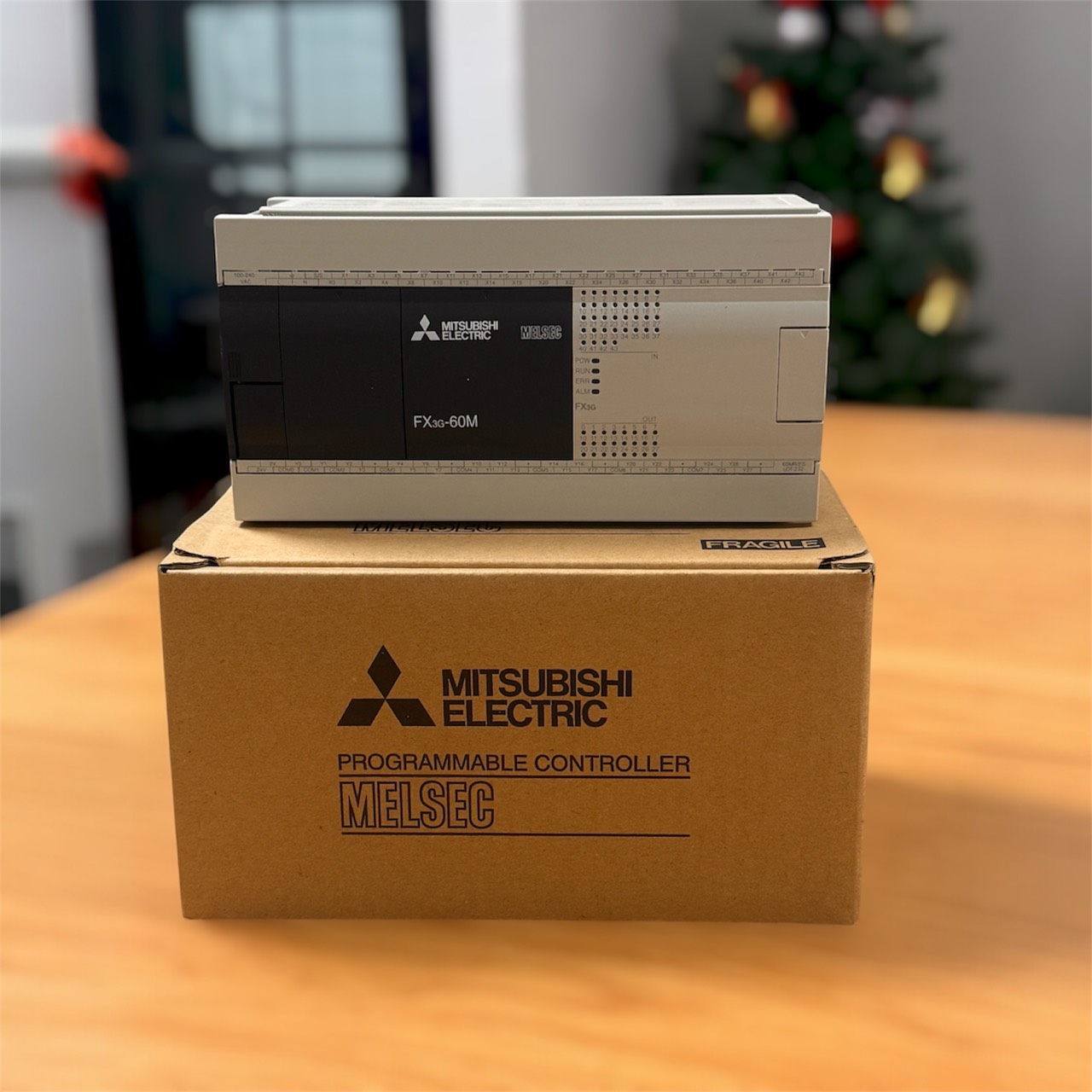 MITSUBISHI PLC MODEL:FX3G-60MR/ES-A 36 Inputs, 24 Outputs, Relay 