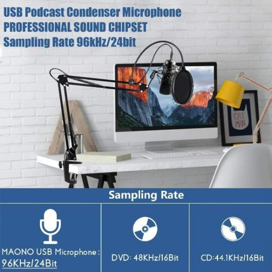 ส่งฟรี MAONO AU-A04 Podcasting Mic KIT ประกันศูนย์ ไทย