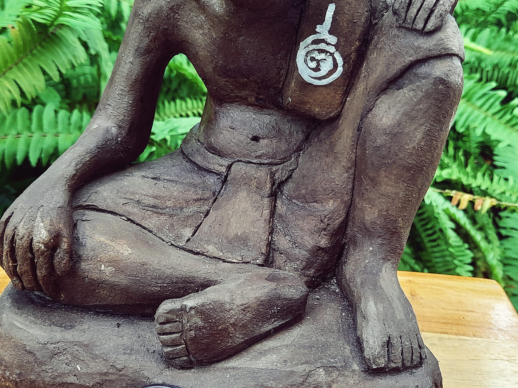 รูปปั้น พ่อปู่ฤาษี นารอท (พ่อแก่) รุ่น2 #รุ่นสุดท้าย พิธีโชคดี เนื้อดินผสมว่าน (ปั้นมือ แบบโบราณ ฐาน7นิ้ว สูง10นิ้ว) จารยันต์ ฐานบรรจุแผ่นยันต์เงิน (จัดสร้าง200ตน) ปี2564 #รับประกันแท้และทัน