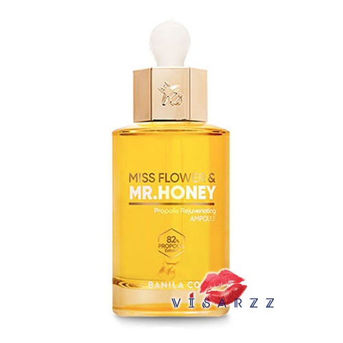 (Exp.19/12/21) Banila Co Miss Flower & Mr Honey Propolis Rejuvenating Ampoule 50mL ช่วยให้ผิวนุ่มเนียน ชุ่มชื้น อีกทั้งให้ผิวแข็งแรงขึ้น พร้อมทั้งขาวกระจ่างใส