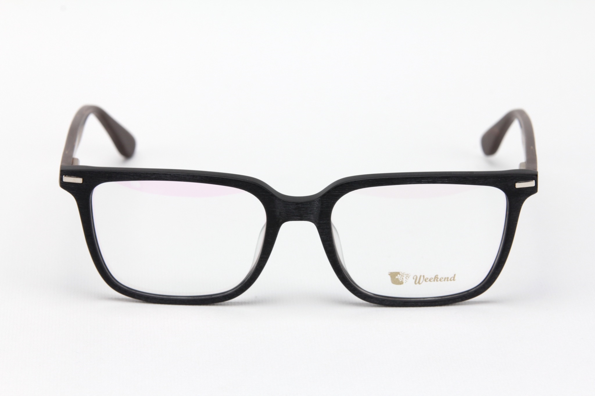 กรอบแว่นสายตาพร้อมคลิปกันแดด Weekend Cannes Black