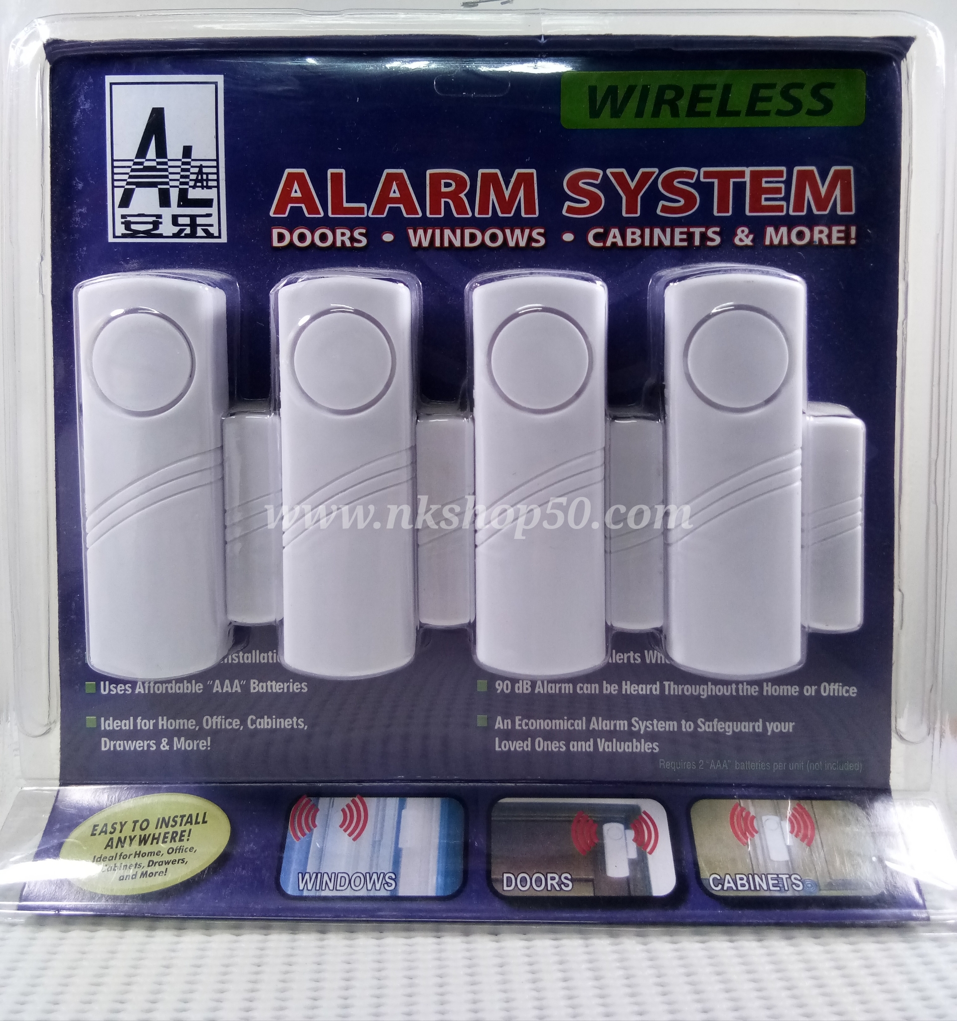 เครื่องเตือนผู้บุกรุก กันขโมยWireless Alarm System